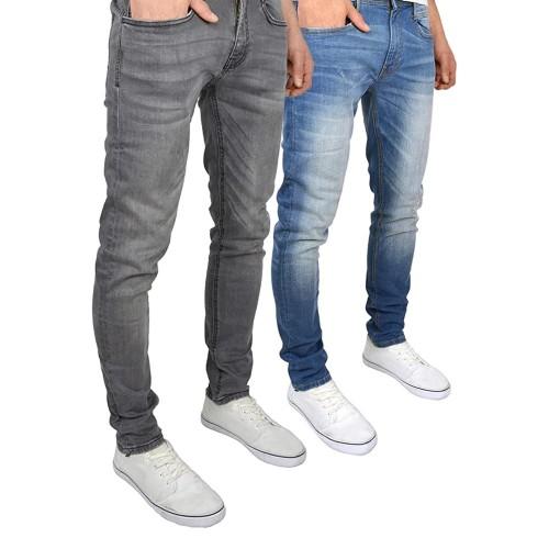 Duck and Cover Mens Tranfold Slim Jeans (Pack of 2)