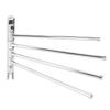 4 Stangen Edelstahl Wanddrehung Handtuchaufbewahrungsregal Ablagehalter Stange Badezimmer Organizer