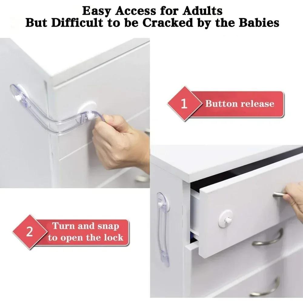Safety Lock Protection From Children Home Children Locker Lock Baby Drawer Cabinet Door Refrigerator Anti-pinch Lock Baby Goods