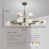 Living Room Chandelier Modern Minimalist Atmosphere Household Dining Room Lighting