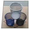 2 pcs Metal Storage Tube Round Desktop Organizer Decorative Pen Holder  Cosmetic Arrangement