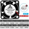 2pcs Gdstime 3D Printer cooler Axial 25mm fan DC 5V 12V 24V 25x25x10mm Dual Ball/Sleeve 2.5mm Graphics Card mini cooling fan