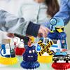 Children Police Themed Birthday Party Desktop Decoration Ornaments Honeycomb