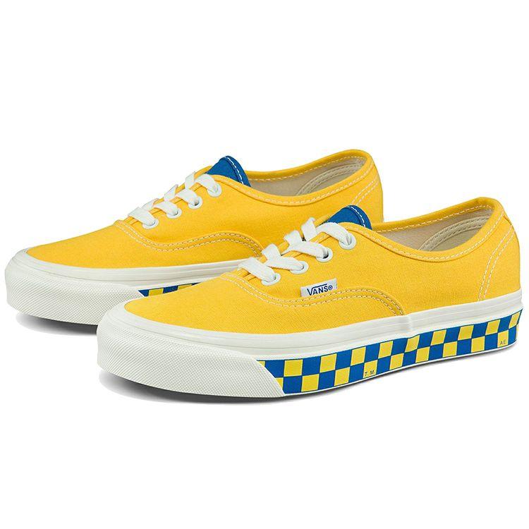 Vans Style 44 Checkerboard Casual Low-Top Skate Shoes Unisex sneaker Yellow VN0A54F241O