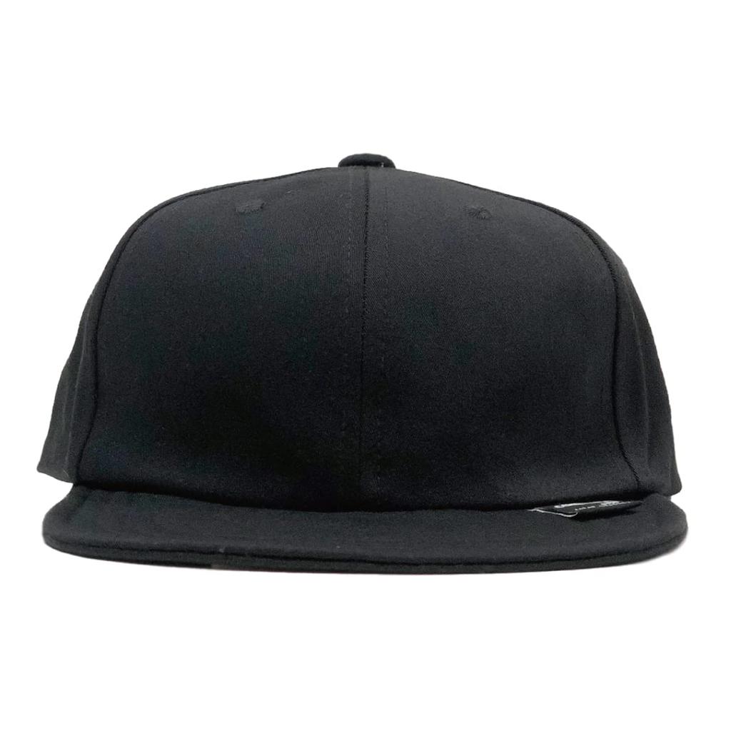 Basic Ench Cordura NYCO Flat Made with Japanese Cordura Fabric and Back Mod Coat One Size Fits and Cap, Satin, Hat, Cap, All, Black, Men's Women's