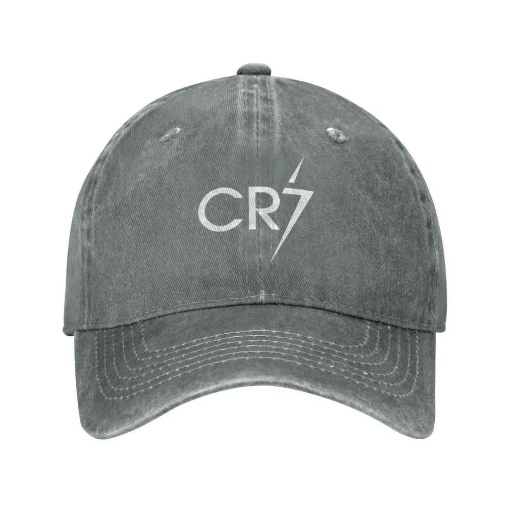 Nuovi Cappelli da Calcio alla Moda Cr7 Cappellino da Baseball in Cotone Regolabile Uomo Donna Cappellino Trucker Protezione Solare da Esterno Moda