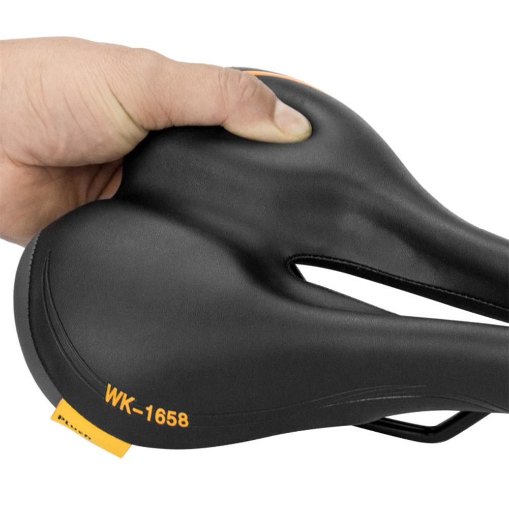 Comfortable Bicycle Saddle MTB Mountain Road Bike Seat Hollow Gel Cycling Cushion Exercise Bike Saddle for Men and Women