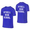Rydell High School Casual Reversible Tshirt Versatile Outdoor Soft Tones Tees