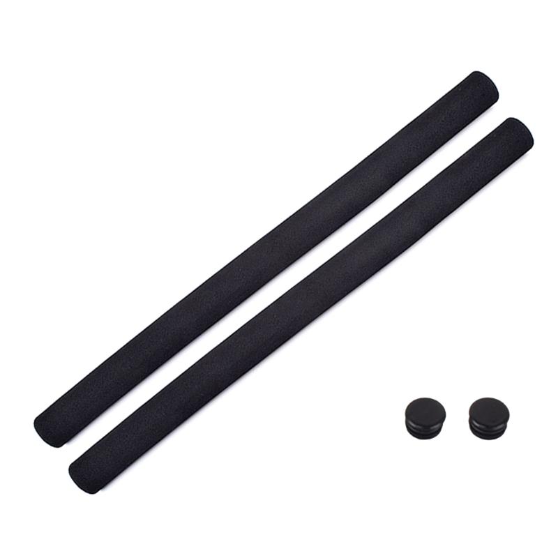 1 Pair Bicycles Handle Locking Cover Bike Grips Shockproof Grips with End Plug