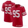 NFL 49ers Football Jersey 13 Purdy 97 Bosa Embroidered Team Sports Fan Apparel