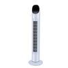 Oscillating Tower Fan 3 Speeds Quiet Bladeless Standing Fan with 7.5H Timer for Home Office Indoor