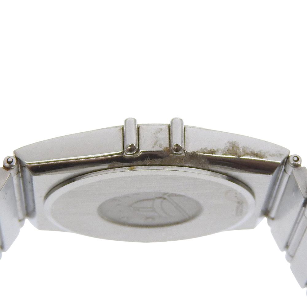Omega Constellation Day-date Watches 396.1070 SilverDial Stainless Steel Quartz Analog Display Unisex Used