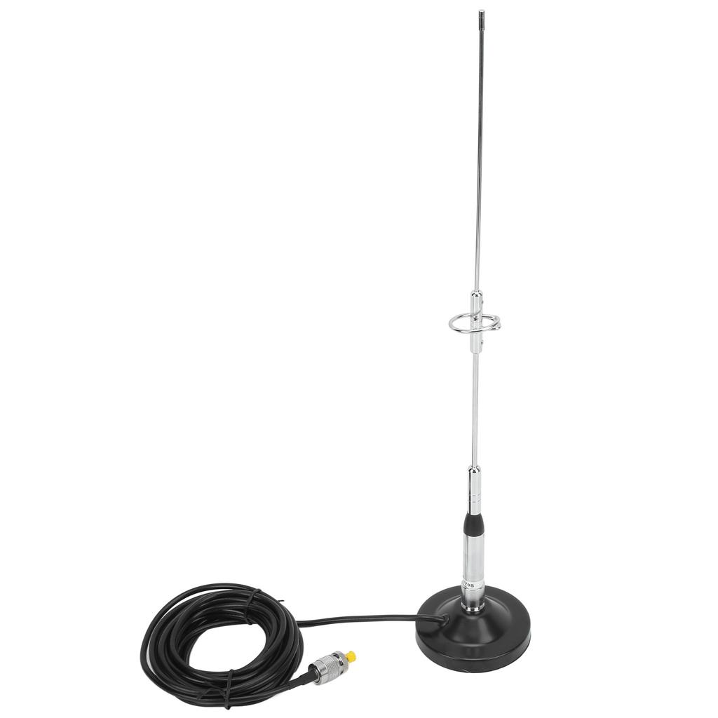 Antena samochodowa VHF UHF Sucker z 5-metrowym kablem SMA żeński zestaw adapterów Wodoodporny Plug and Play