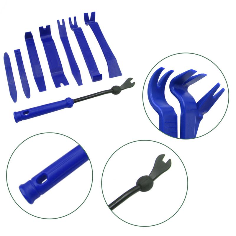 Multi-Purposes Car Trim Removal Tool Kit Car Disassembly Tools Set Repair Tool Car Wrapping Tools Felt Edge Squeegee
