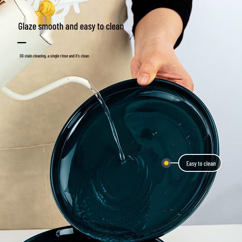 Jingdezhen Underglaze Ceramic 6-Piece Individual Soup Bowl Set