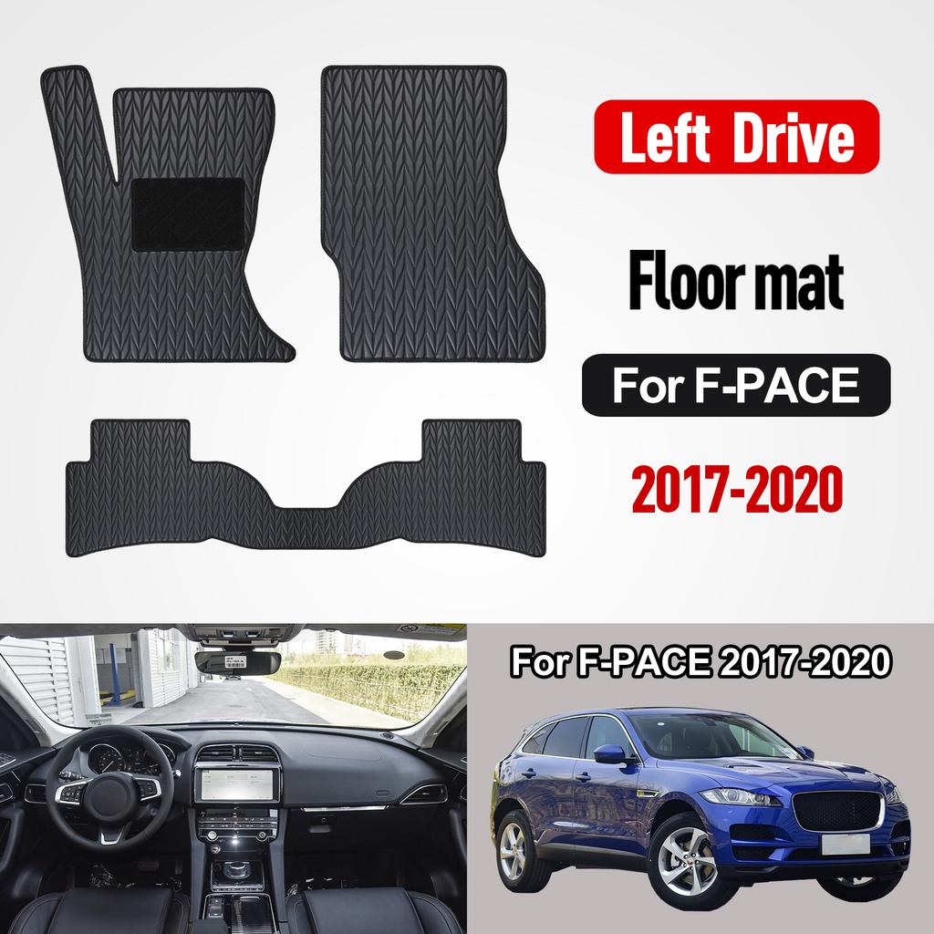 Custom car floor mat for Jaguar F-PACE 2017 2018 2019 2020 Waterproof Pad Car Mats floor Covers Car Accessories JLL50