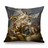 Royal Ancient European Elegant Madame Lady Princess Family Party Portrait Oil Painting Decorative Pillow Sofa Cushion Cover