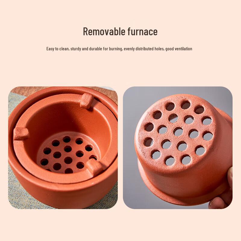 Suncojia Red Clay Tea Ceremony Stove & Charcoal Grill