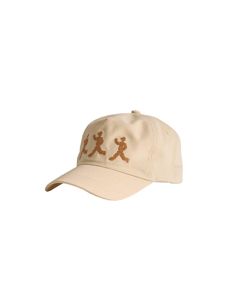 Chologseutyudio Three People Ball Cap (Butter Yellow)
