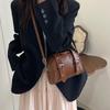 Spring Trend New Fashion Retro Solid Color Portable Small Square Bag Niche Design Shoulder Crossbody Women's Bag