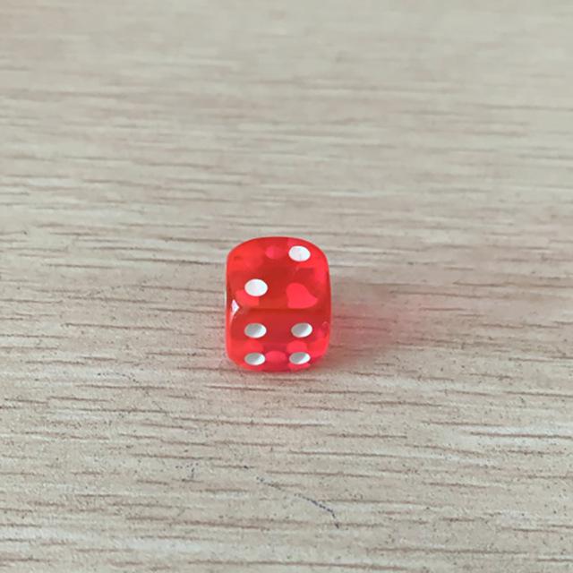 30Pcs 6 Sided Portable Table Games Dice 14Mm Acrylic Round Corner Board Game Dice Party Gambling Game Cubes Digital Dices