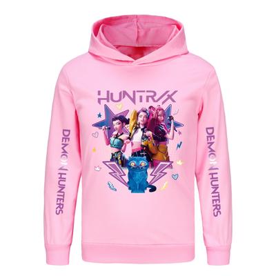 Children's Clothing Fashion Cartoon Printed Pattern Sports Shirt Top Casual Comfort Hoodie Sweatshirts Kids Unisex