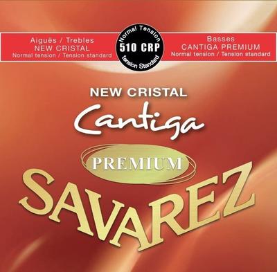 SAVAREZ 510 CRP Normalne naprężenie NOWE PREMIUM Struny do gitary klasycznej CRISTAL/Cantiga