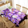 Frühling Sommer Blumen Tischdecke, Blumen Tischdecken Mehrfarbige Tischabdeckung für Party Esszimmer Haus Innen Außen Dekor