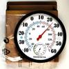 TH9250P-25CM Temperature and Humidity Meter Black Shell Euro Disk Color Red Needle