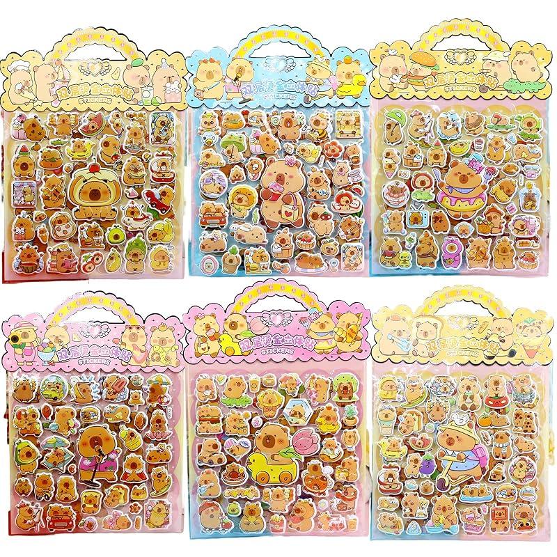 Luxury 5/10/20-piece random lucky bag featuring character 3D stickers. Perfect for planner decoration, DIY planners, character decorations,