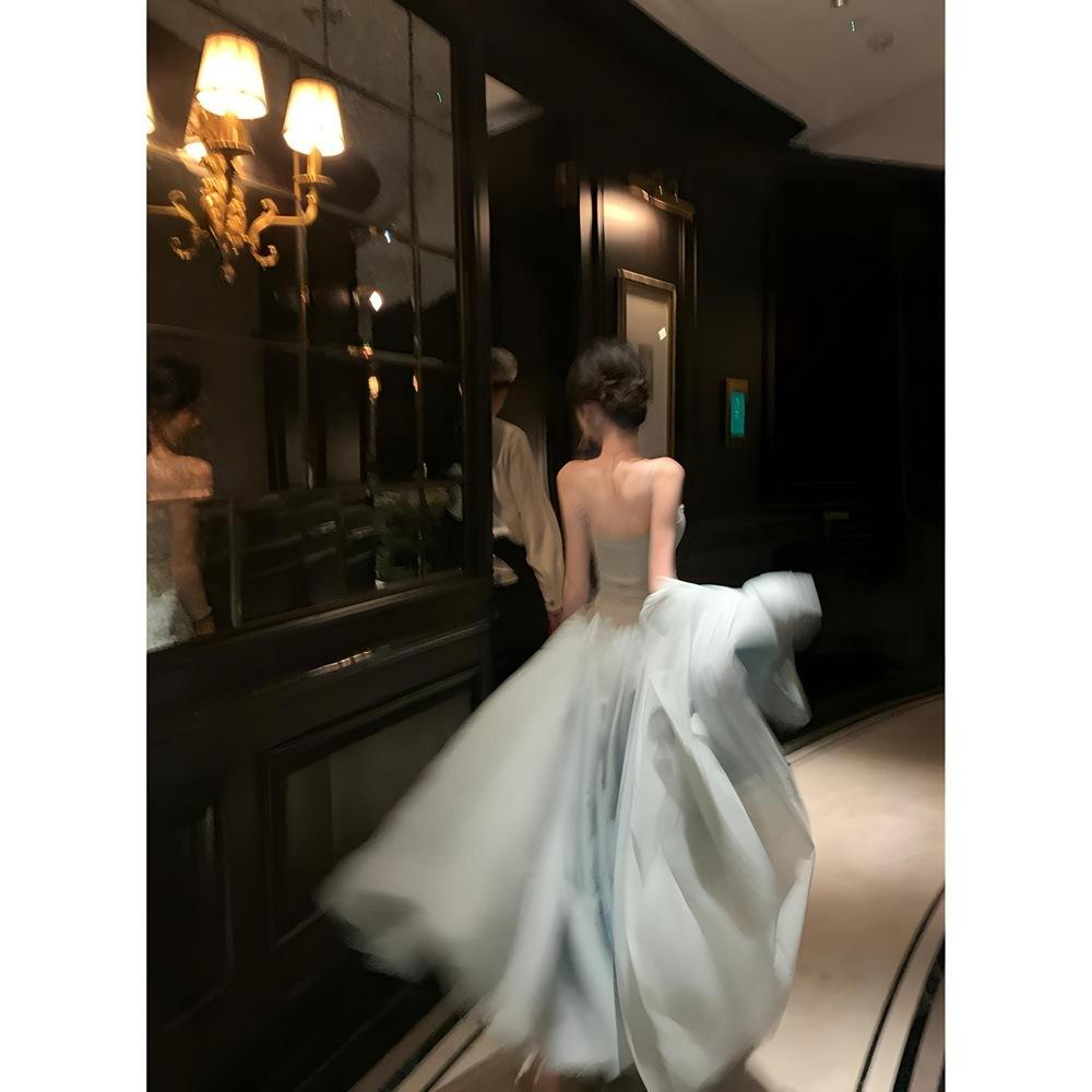 

Летняя корейская версия женского длинного платья Muse Fan облегающее супер фея хрустальная бриллиантовая цепочка сетка большой маятник на бретелях XL- (recommended 110-60kg)