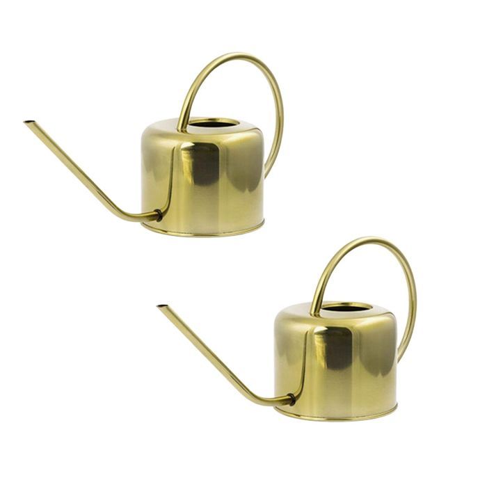 Arrosoir - KIKKERLAND - Vintage doré - Acier inoxydable - 1,2 litres - 32 x 19 x 12,7 cm