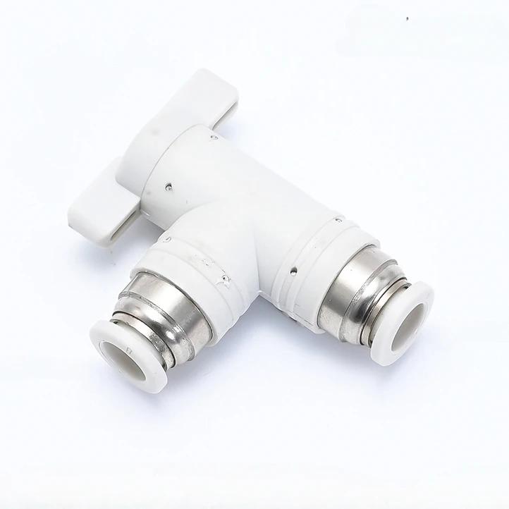 4 6 1/4" 8 10 12mm OD Tube BUC BUL Straight Elbow Pneumatic Air FittingThrottle Valve Speed Control Push To Connect Quick Relea