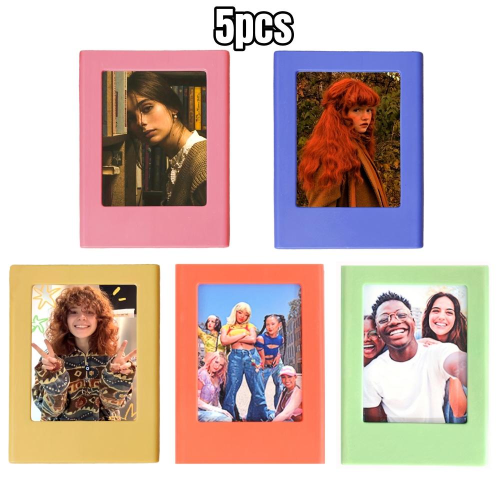 1/5 st Retro Magnetisk Fotoram för Fujifilm Instax 3-tums Negativ Album Displayhållare för Kök Heminredning Minnesgåvor