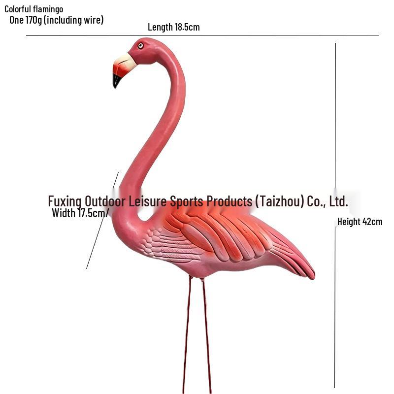 Outdoor Garden Simulation Plastic Red-crowned Crane Decor