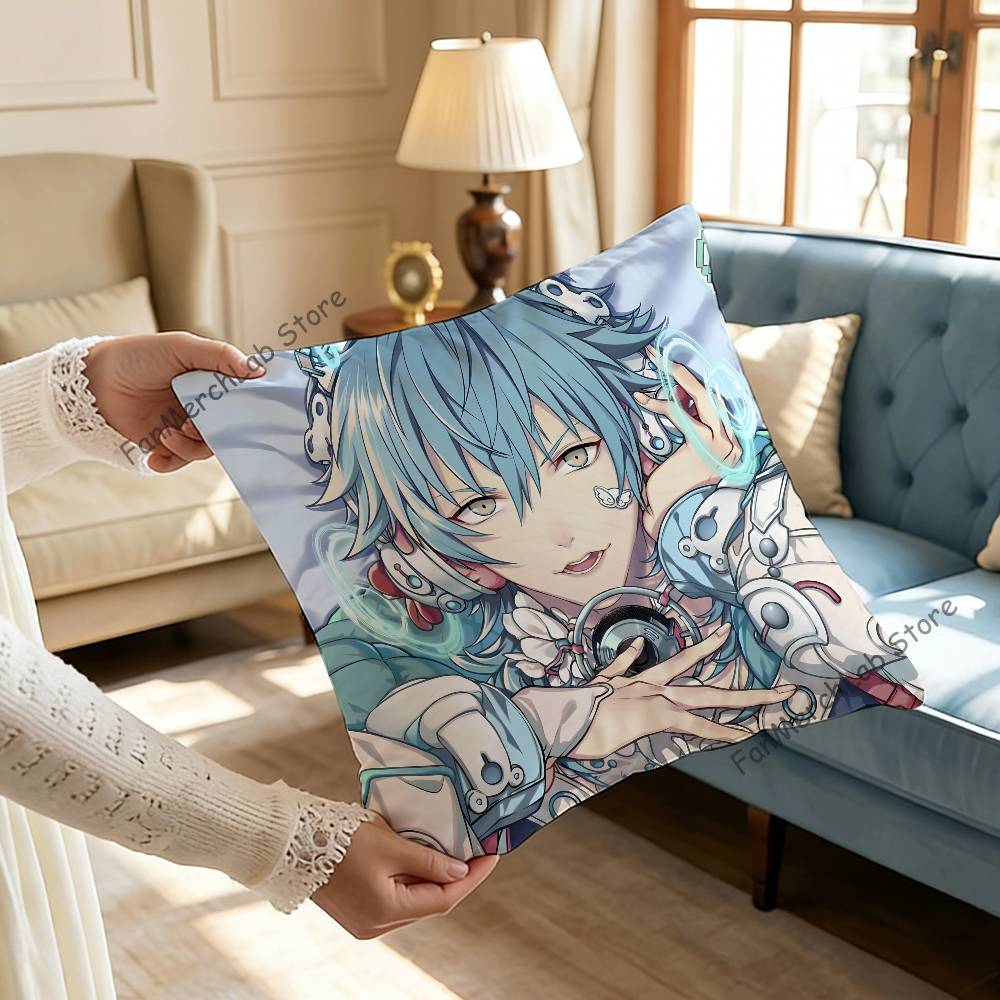 Aoba Seragaki DDRAMAtical MMurderS Pillow Case Ultra Soft Skin Friendly Fabric Cloud Like Comfort Concealed Zipper