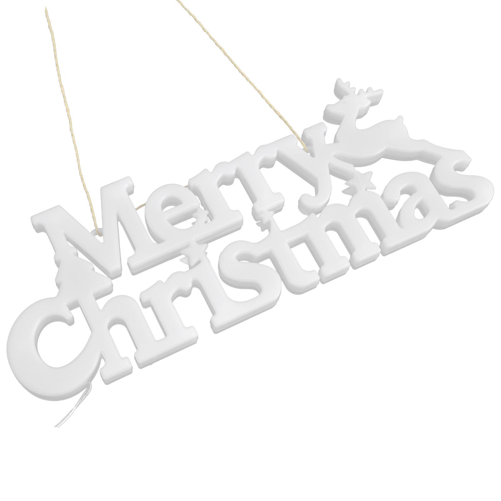 

Letters Lights Christmas Fairy Lights LED Hanging Lamp with Battery Powered for Christmas Decorations