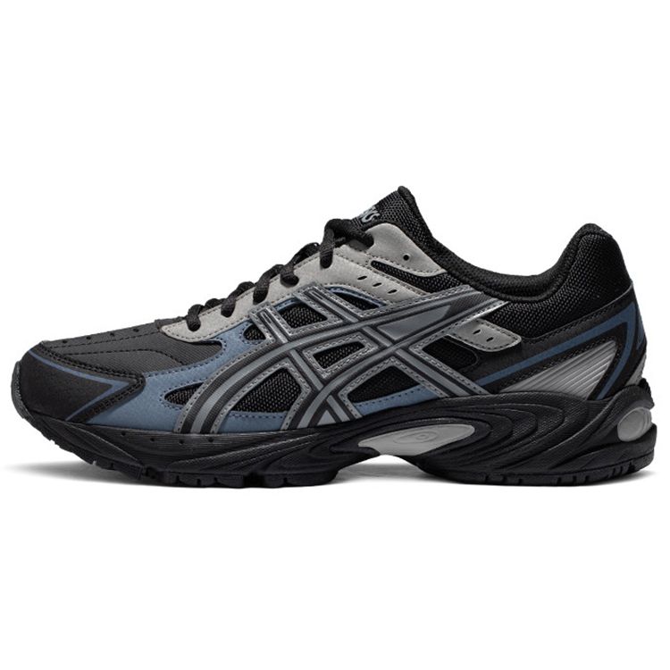 Asics Gel-170 Fabric Synthetic Leather Comfortable Sports Durable Low-Top Lifestyle Shoes Men Shoes Black Gray 1203A213-001