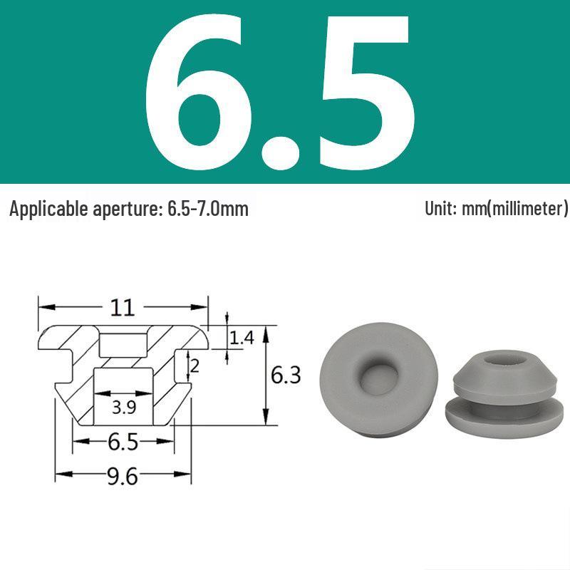 High-Temp Resistant Silicone Rubber Stopper with Card Slot Sealing Cap
