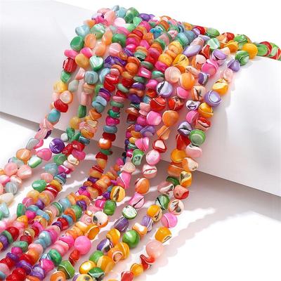 Irregular Freshwater Horseshoe Shell Beads, Natural Colored for DIY Jewelry Making