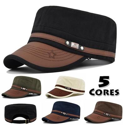 Embroidered Flat Cap Casual Hat Baseball Cap Sports Hat Hiking Hat Fishing Hat All-Match Trendy