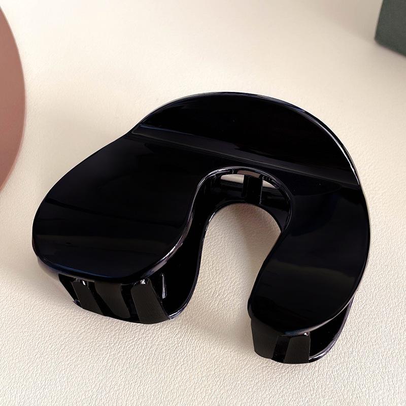 

Инс Ретро U-образная заколка-краб для волос с леопардовым принтом Мода 8,7 см смола заколка-акула аксессуары для волос Hair Claws