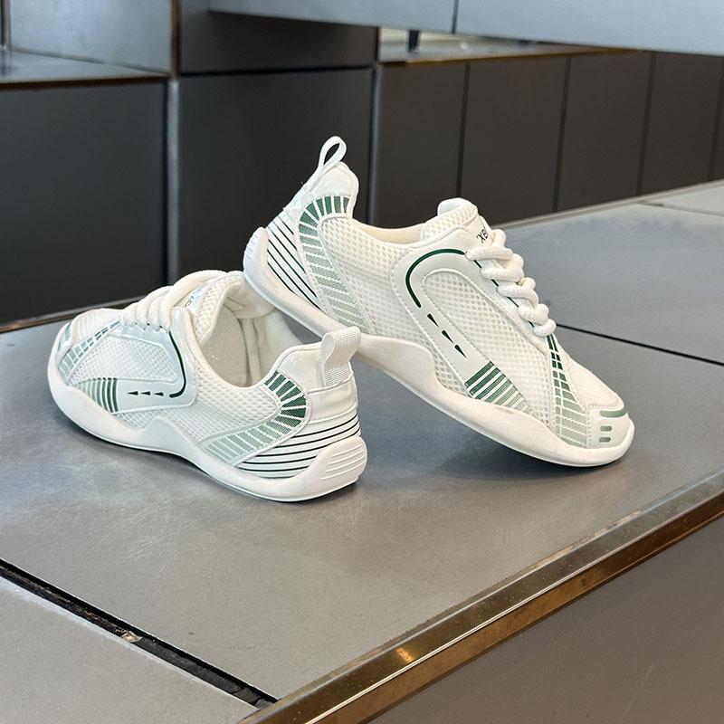 Summer new breathable mesh color matching sports shoes casual and comfortable board shoes