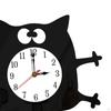 Cartoon Wall Clock, Non-Ticking Battery Operated Art for Bedroom Kitchen Decor