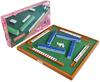 Dilib Mini Mahjong Set, Folding Table, Mahjong Mat, Mahjong Tile Set, Lightweight, Portable (31.5 X 31.5 X 1.5cm)