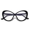 Hot-Selling Wind Oval Flat Glasses Trend With The Same Face Small High Value Anti-Blue Glasses