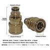 Fan Nozzle For High Pressure Washer Water Gun Splash Angle 65 40 25 15 0 Degree Five Models Mixed Pack Car Wash Gun Accessories