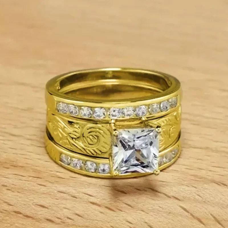 Women s Cubic Zirconia Ring, Luxurious Zircon, Design, Exquisitely Carved Patterns, Pebbles, Sparkling, Party Fashion 6
