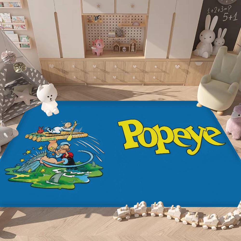Tappetino da Pavimento P-PopeyeS The SailorS Stile INS Morbido Tappeto per Pavimento Camera da Letto Casa Lavanderia Tappetino Antiscivolo Tappeti per Zona Comodino