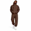 Unisex Kapuzenpullover und Jogginghose Zweiteiliges Trainingsanzug-Set